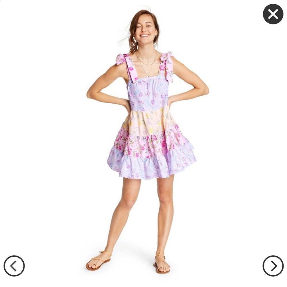 NWOT LoveShackFancy for Target Tie-Strap dress